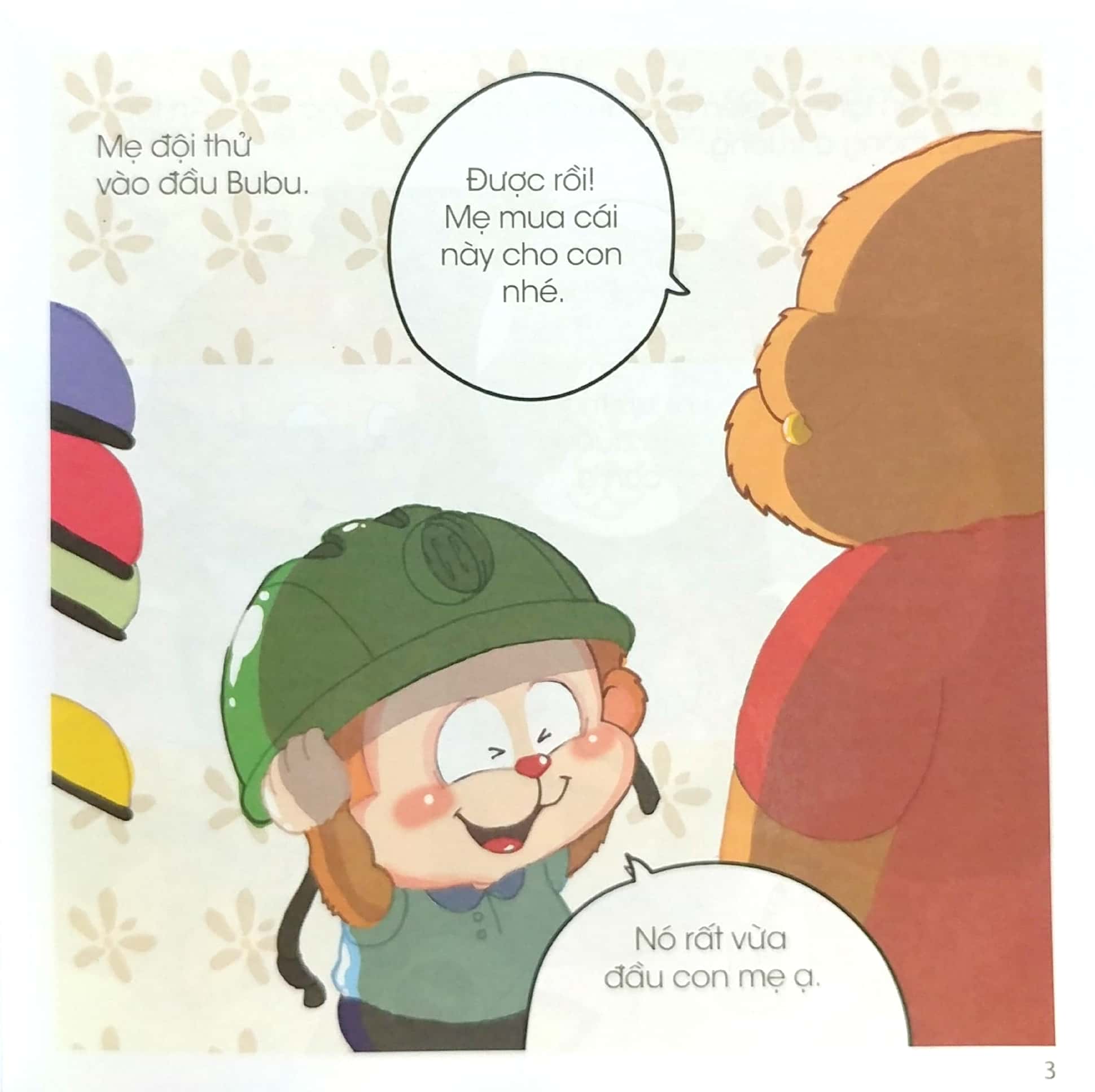 bộ bé học lễ giáo - tập 60: bubu đội mũ bảo hiểm (2022)