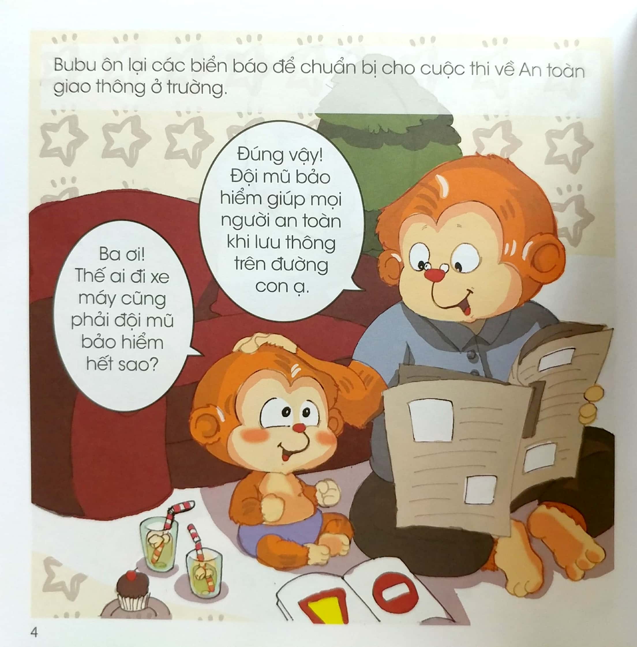 bộ bé học lễ giáo - tập 60: bubu đội mũ bảo hiểm (2022)