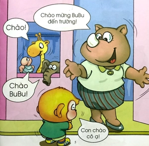 bộ bé học lễ giáo - tập 7: bubu đến trường (2022)