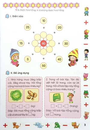 bộ bé học toán - cộng trừ trong phạm vi 100 (tái bản)