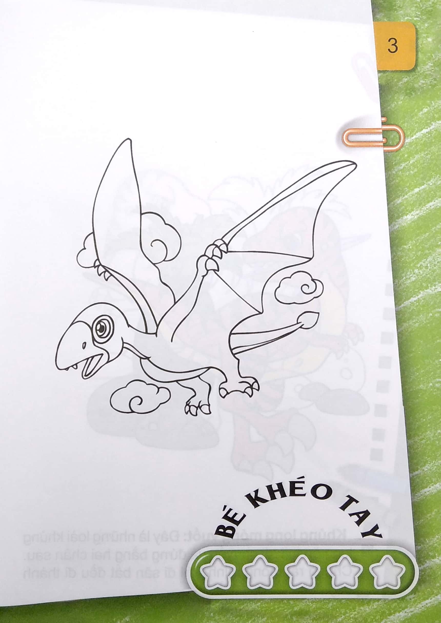 bộ bé khéo tay - bé tô màu - khủng long (tập 2)