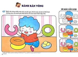 bộ bé làm họa sỹ nhí - nhập môn tô màu cho bé (tập 4)