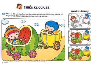 bộ bé làm họa sỹ nhí - nhập môn tô màu cho bé (tập 4)