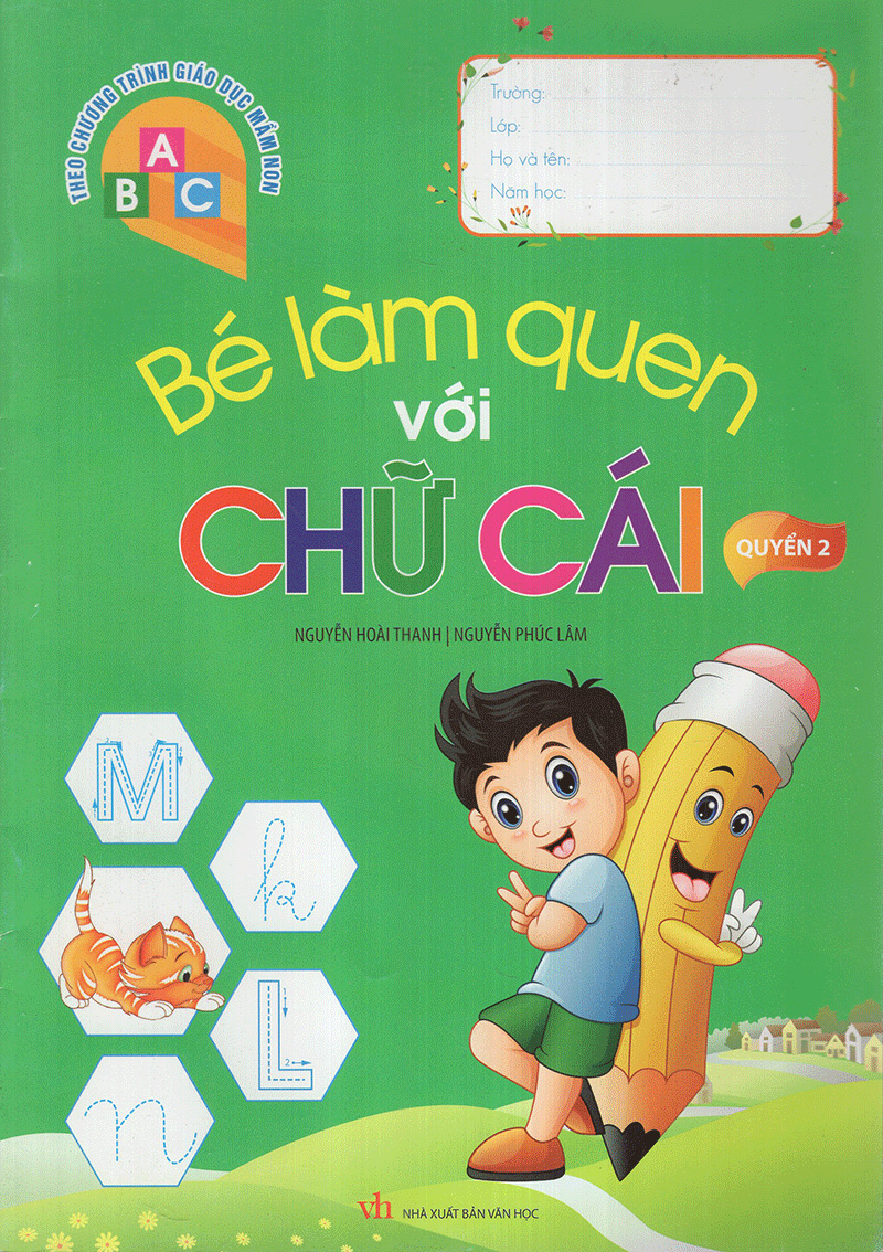 bộ bé làm quen với chữ cái - quyển 2
