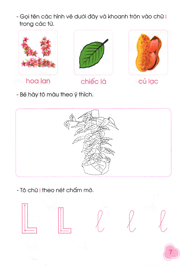 bộ bé làm quen với chữ cái - quyển 2