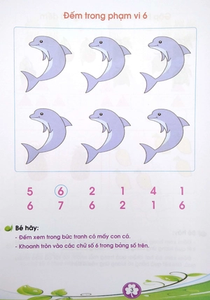 bộ bé làm quen với toán và tập tô chữ số - quyển 2