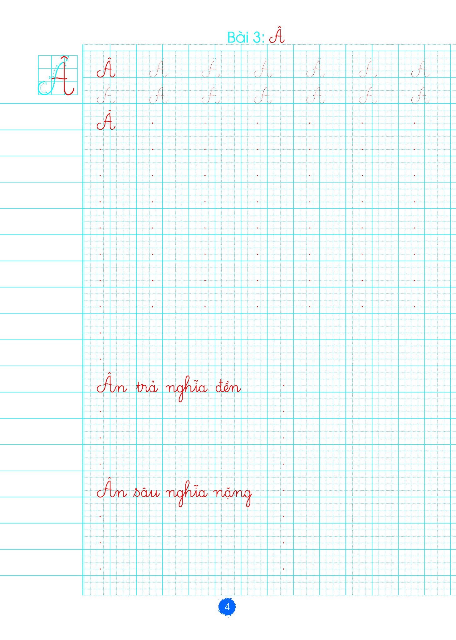 bộ bé luyện viết chữ đẹp - tập 2 - luyện viết chữ hoa - cỡ chữ nhỏ