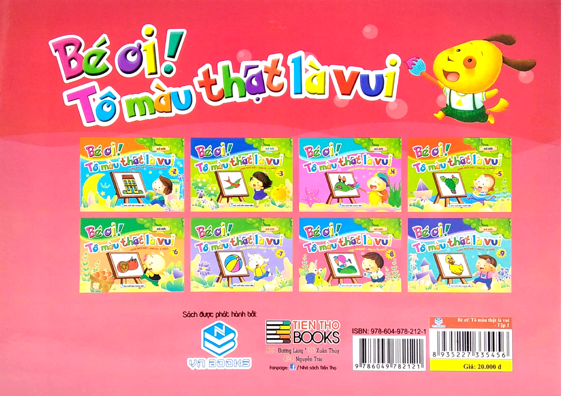 bộ bé ơi! tô màu thật là vui - song ngữ việt - anh (3 - 6 tuổi) - tập 1