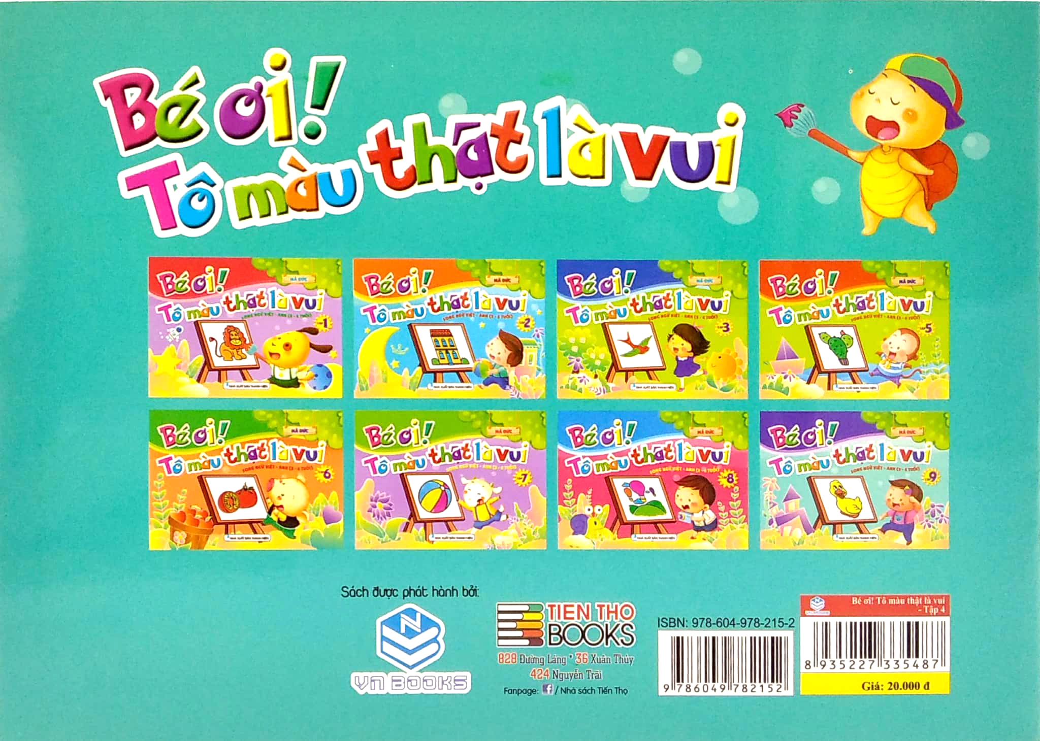 bộ bé ơi! tô màu thật là vui - song ngữ việt - anh (3 - 6 tuổi) - tập 4