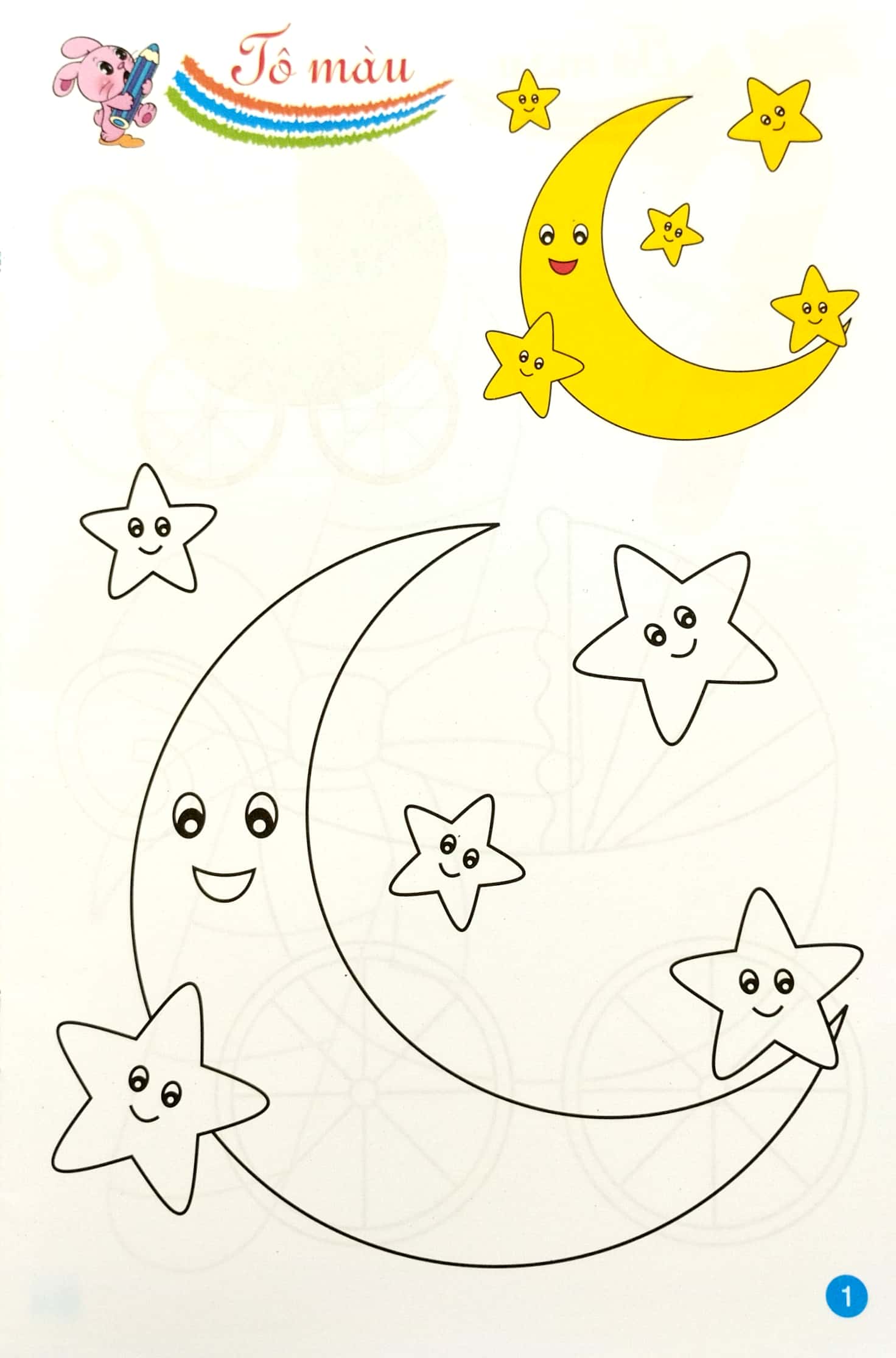 bộ bé tập làm họa sĩ - tô màu 3 (4-5 tuổi)