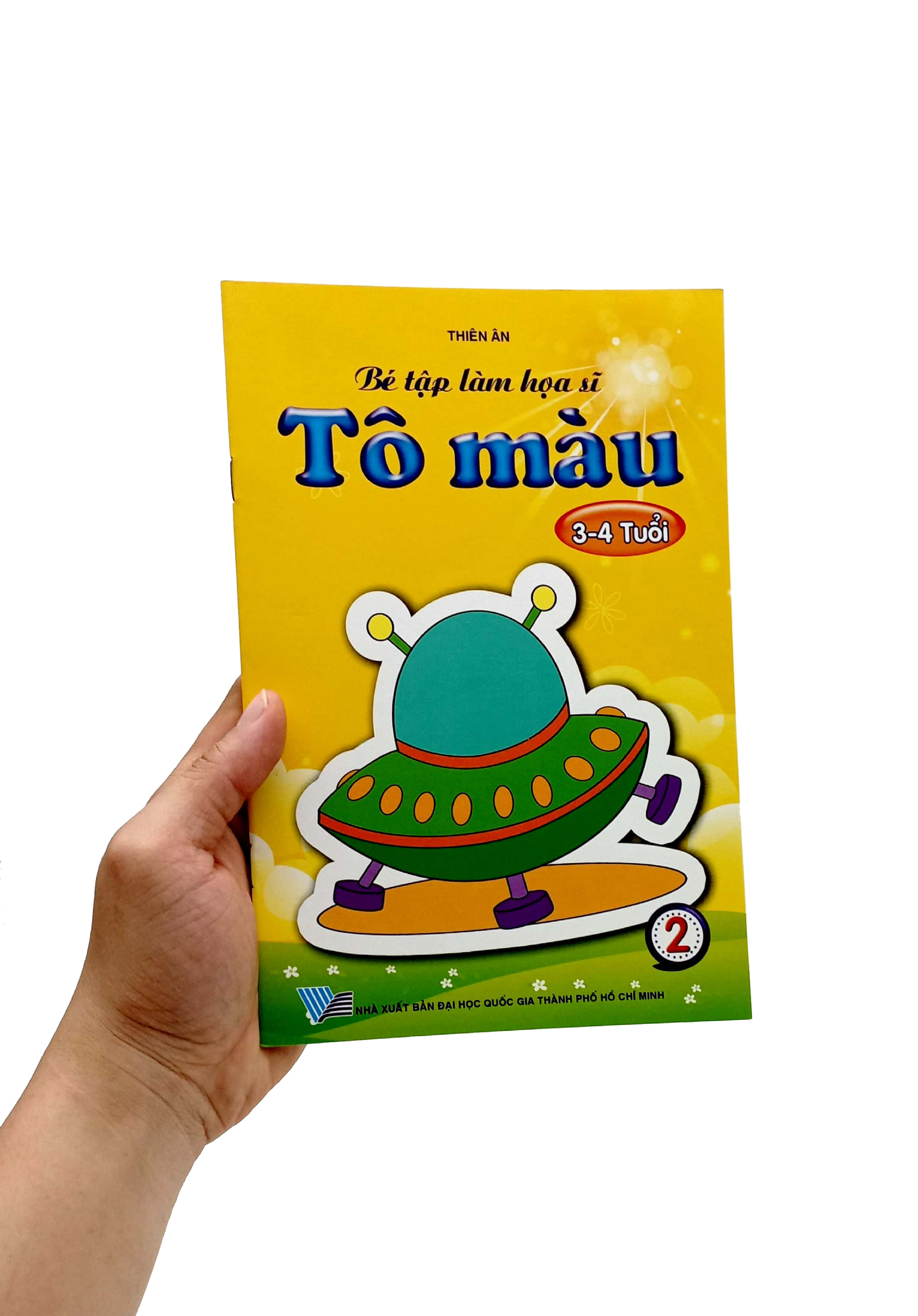 bộ bé tập làm họa sĩ - tô màu (3-4 tuổi) - tập 2 (tái bản 2024)