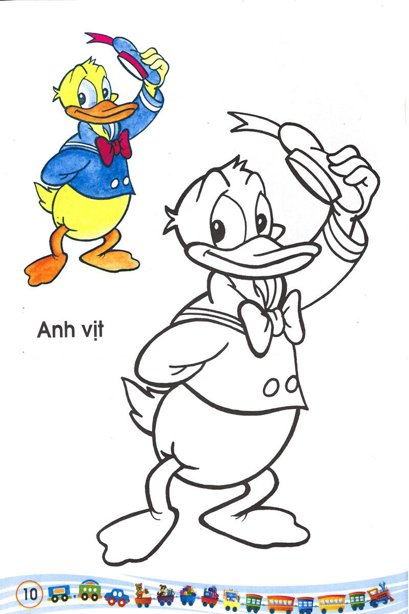 bộ bé tập tô màu các loại thú 2