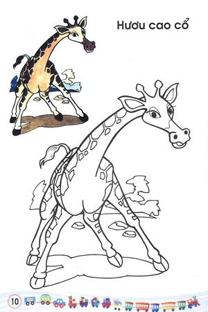 bộ bé tập tô màu: các loại thú (tập 1)