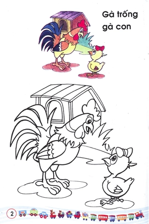 bộ bé tập tô màu: các loại thú (tập 1)