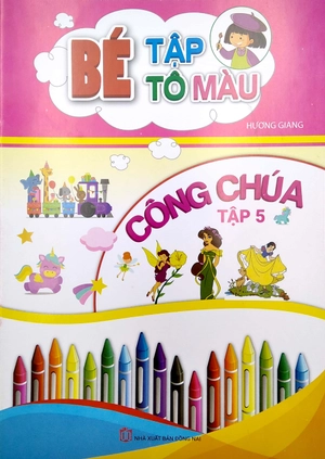 bộ bé tập tô màu công chúa - tập 5