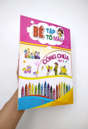 bộ bé tập tô màu công chúa - tập 5
