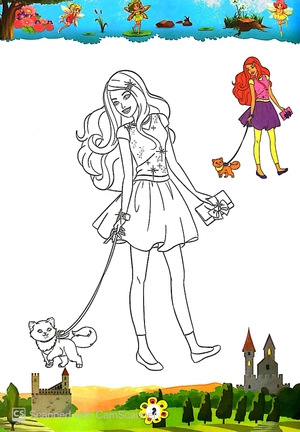 bộ bé tập tô màu công chúa - tập 8