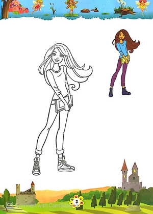 bộ bé tập tô màu công chúa - tập 8