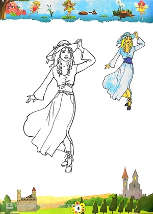 bộ bé tập tô màu công chúa - tập 8