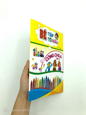 bộ bé tập tô màu công chúa - tập 8