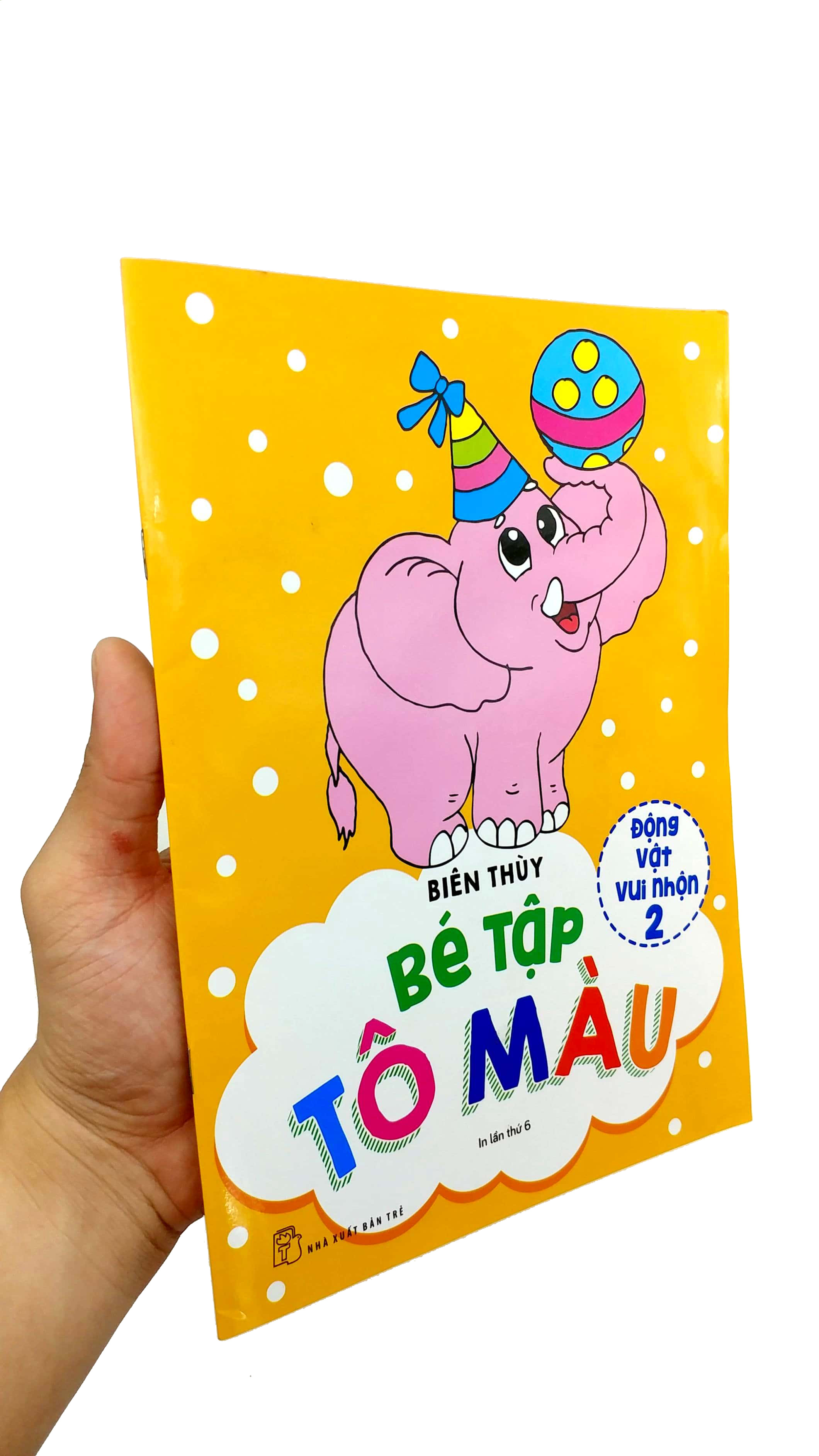 bộ bé tập tô màu - động vật vui nhộn 2 (tái bản 2023)