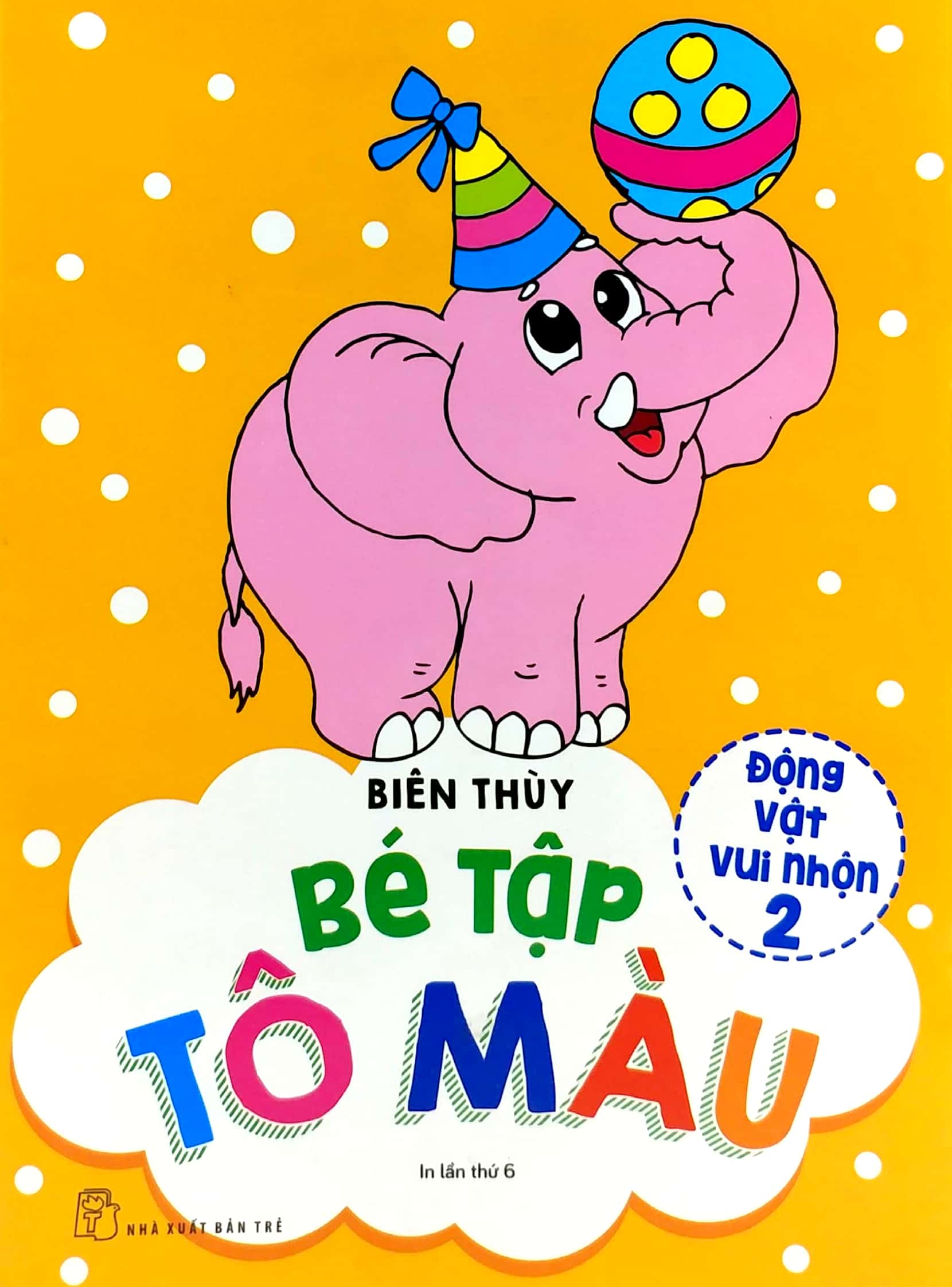 bộ bé tập tô màu - động vật vui nhộn (tập 2) (tái bản 2019)