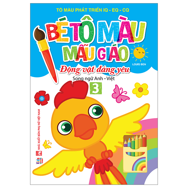 Bo
						
										
										Be Tap To Mau Mau Giao - Dong Vat Dang Yeu - Song Ngu Anh-Viet - Tap 1