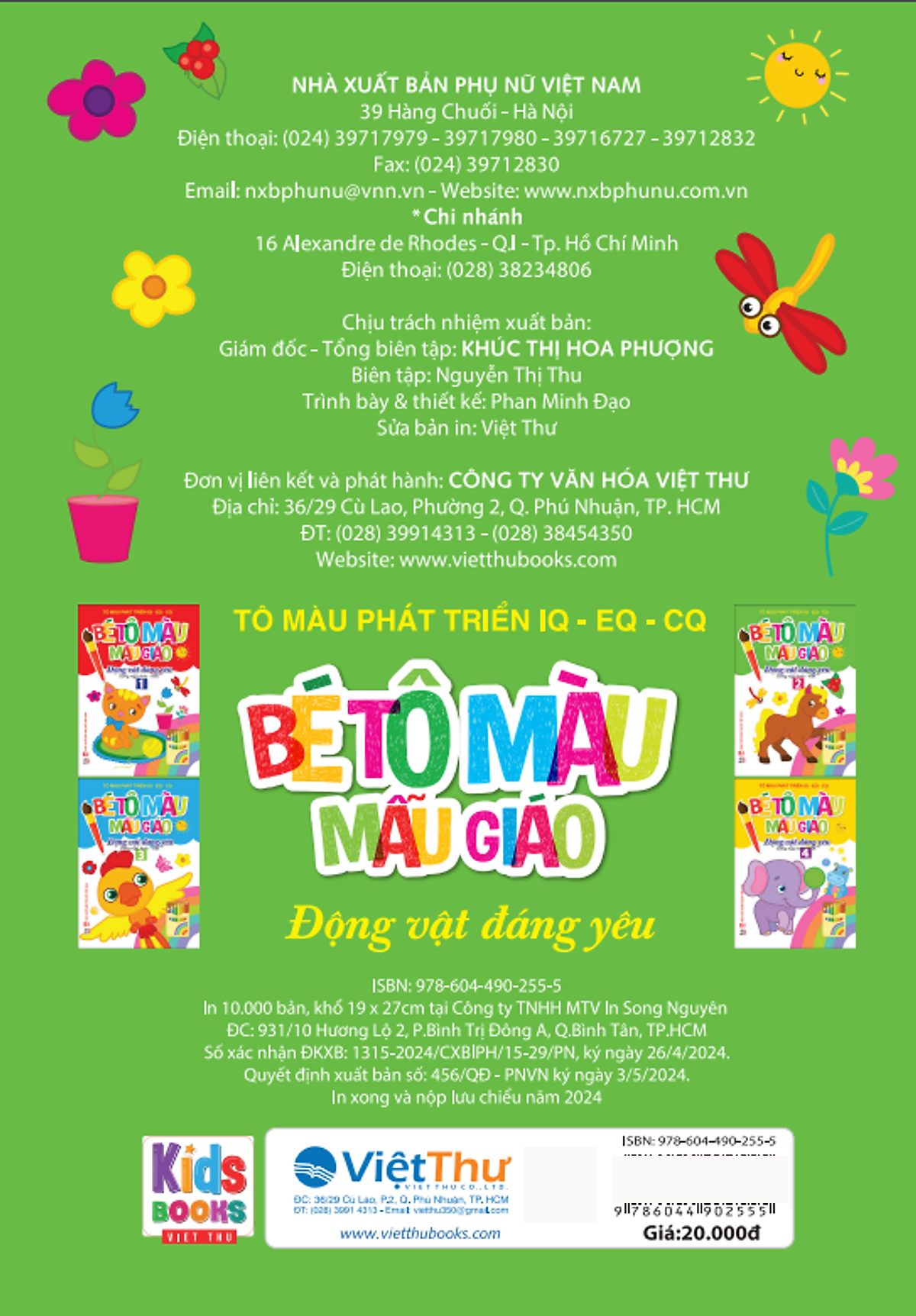 Bo
						
										
										Be Tap To Mau Mau Giao - Dong Vat Dang Yeu - Song Ngu Anh-Viet - Tap 2