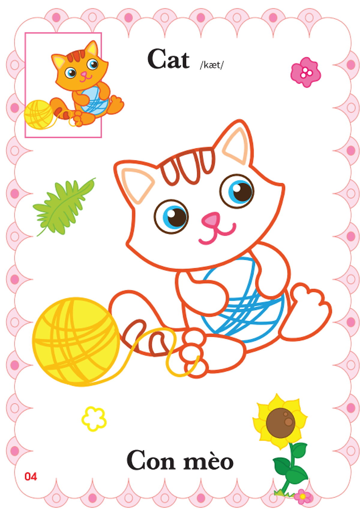 Bo
						
										
										Be Tap To Mau Mau Giao - Dong Vat Dang Yeu - Song Ngu Anh-Viet - Tap 3