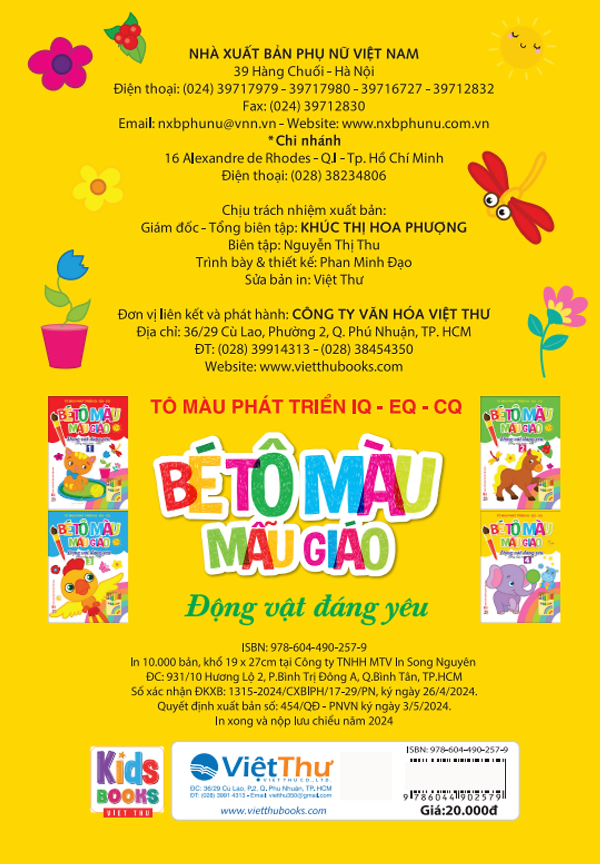 Bo
						
										
										Be Tap To Mau Mau Giao - Dong Vat Dang Yeu - Song Ngu Anh-Viet - Tap 4