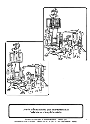 bộ bé tập tô màu - người lính cứu hỏa dũng cảm quyển 4