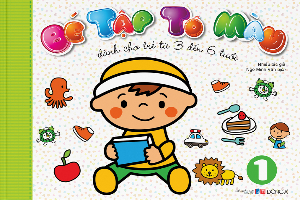 bộ bé tập tô màu - tập 1 (dành cho trẻ từ 3-6 tuổi)