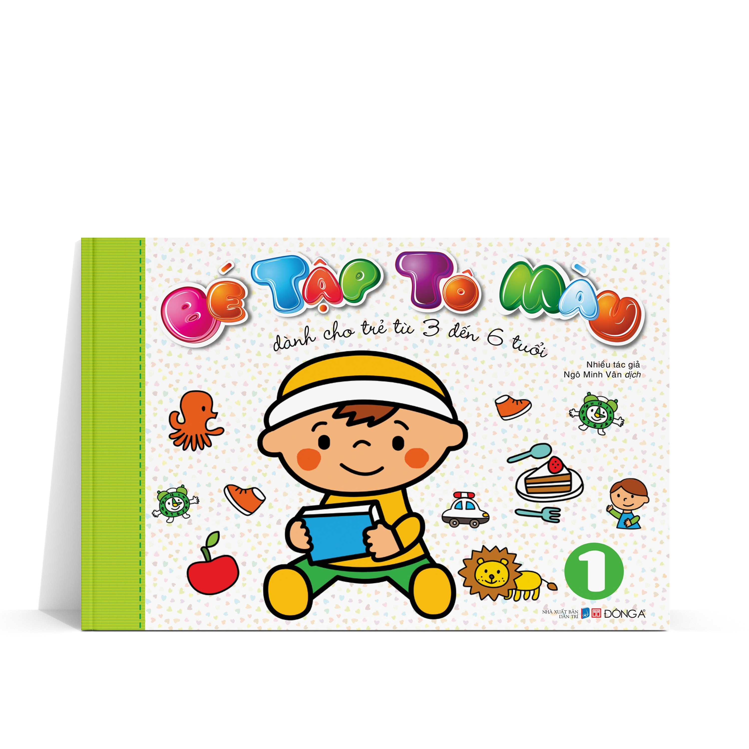 bộ bé tập tô màu - tập 1 (dành cho trẻ từ 3-6 tuổi)