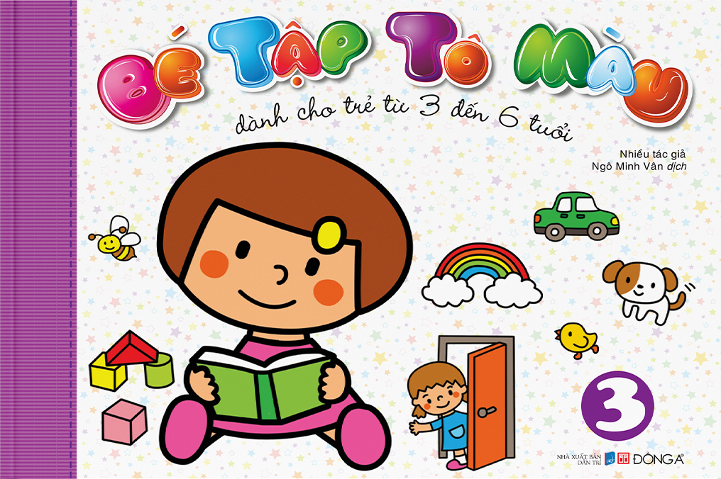 bộ bé tập tô màu - tập 3 (dành cho trẻ từ 3-6 tuổi)
