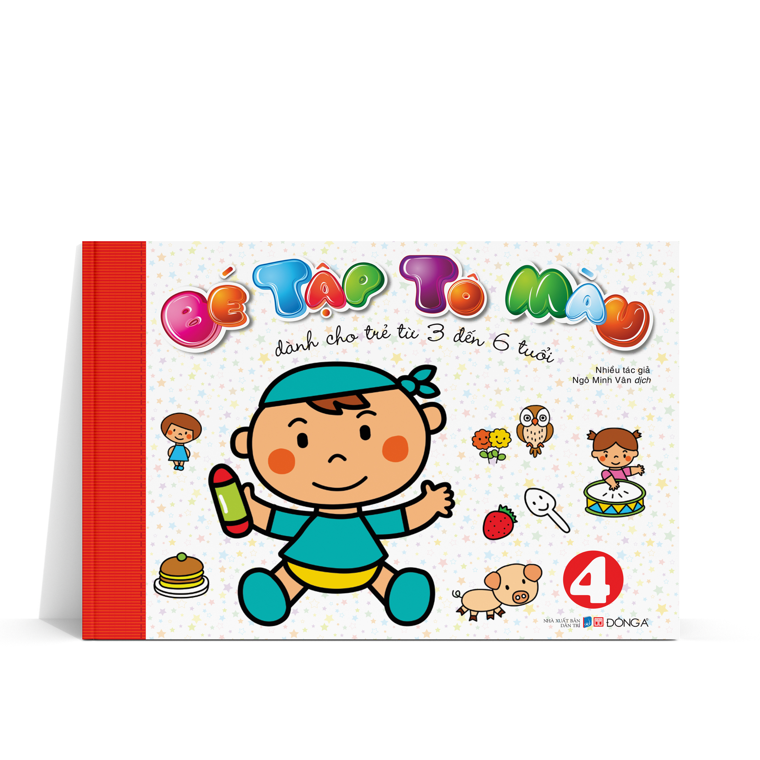 bộ bé tập tô màu - tập 4 (dành cho trẻ từ 3-6 tuổi)