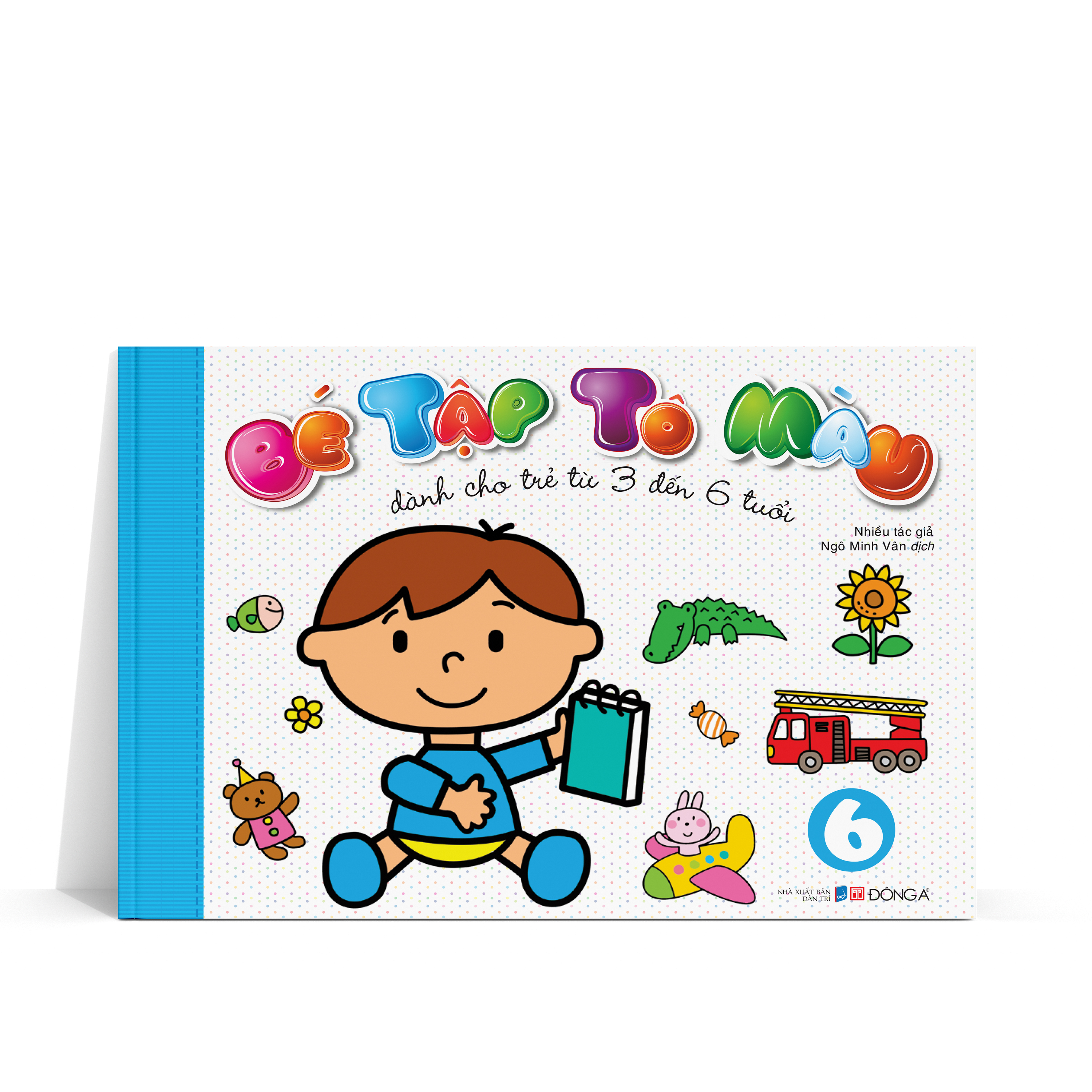 bộ bé tập tô màu - tập 6 (dành cho trẻ từ 3-6 tuổi)