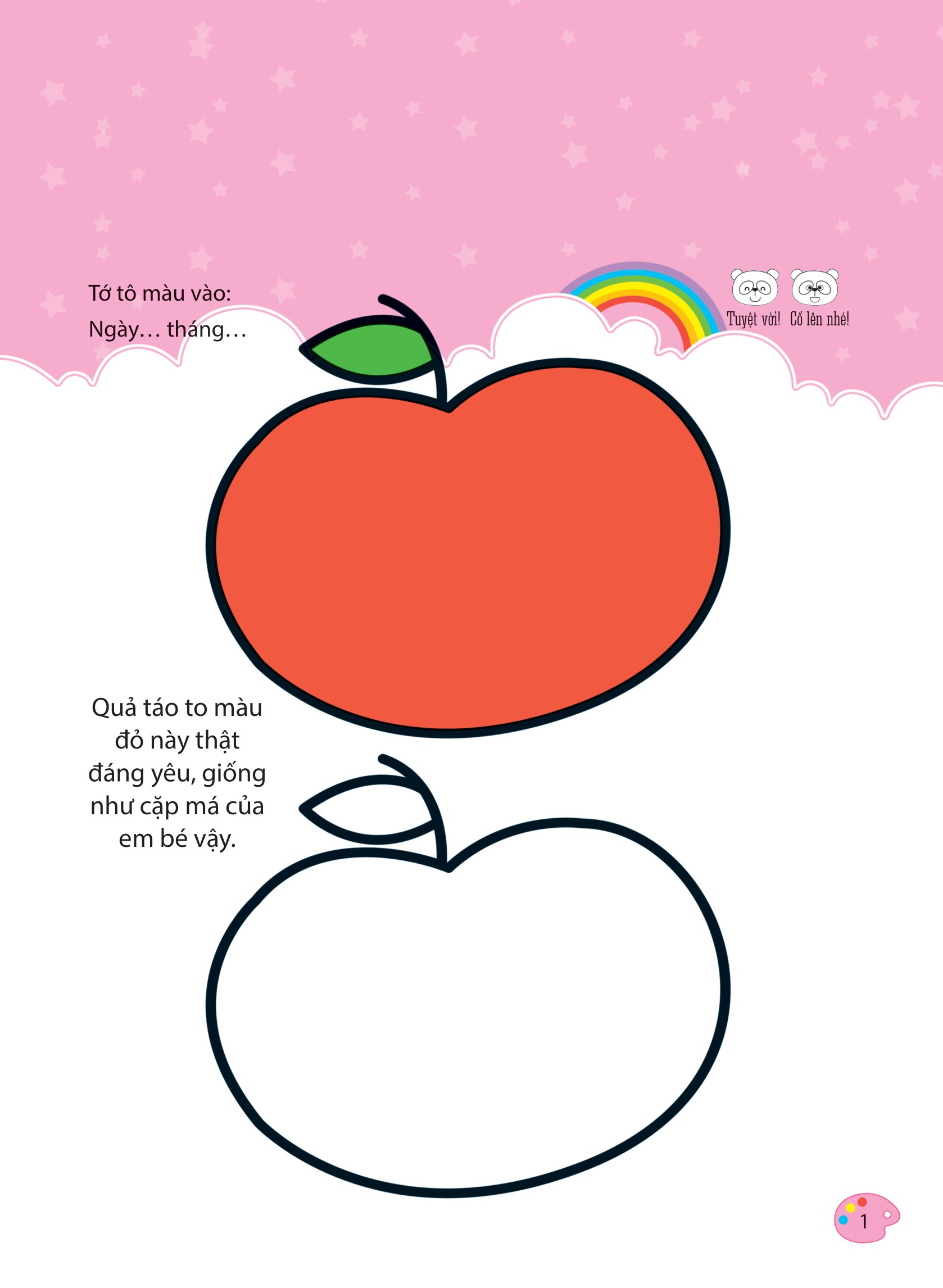 bộ bé tập tô màu - từ cơ bản đến nâng cao - cuộc sống quanh em 1