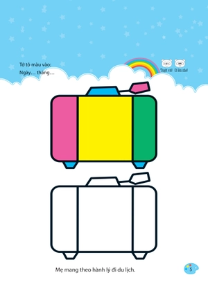 bộ bé tập tô màu - từ cơ bản đến nâng cao - cuộc sống quanh em 2