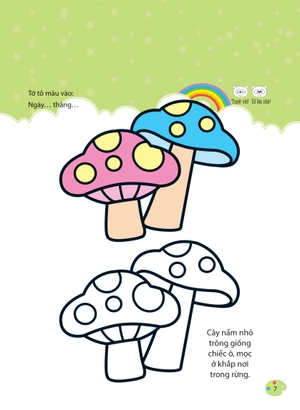 bộ bé tập tô màu - từ cơ bản đến nâng cao - cuộc sống quanh em 2