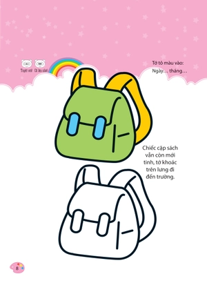 bộ bé tập tô màu - từ cơ bản đến nâng cao - cuộc sống quanh em 2