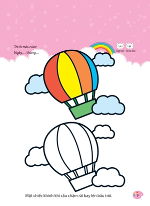 bộ bé tập tô màu - từ cơ bản đến nâng cao - cuộc sống quanh em 2