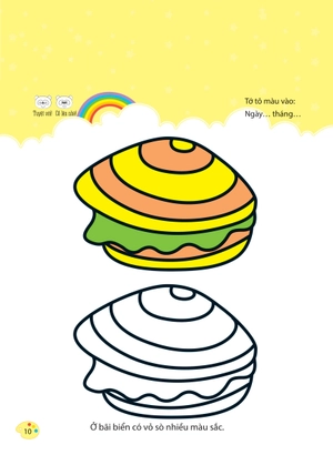 bộ bé tập tô màu - từ cơ bản đến nâng cao - cuộc sống quanh em 2