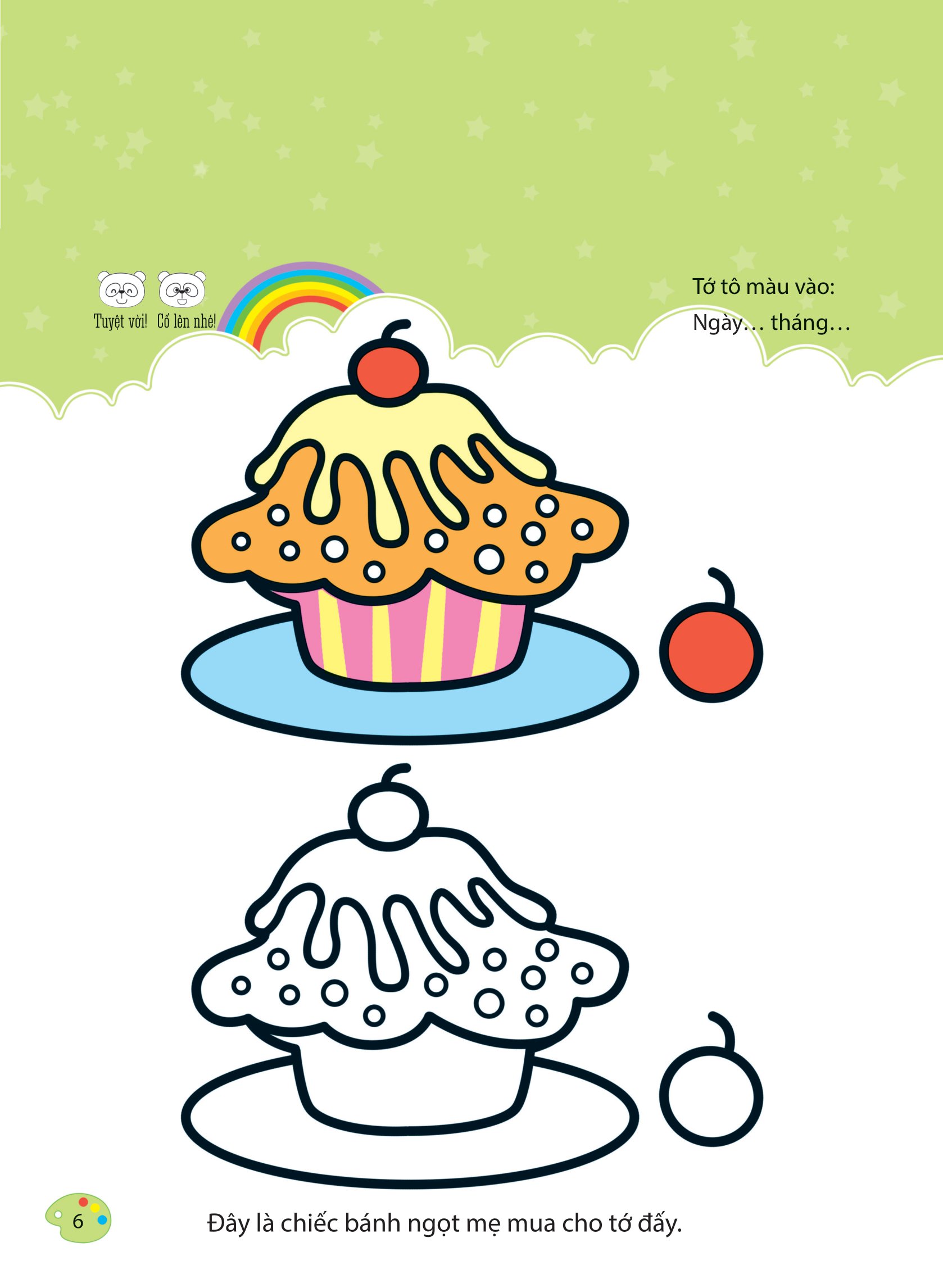 bộ bé tập tô màu - từ cơ bản đến nâng cao - những sắc màu kỳ diệu 2