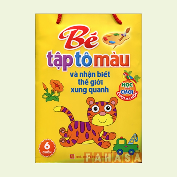 bộ bé tập tô màu và nhận biết thế giới xung quanh (bộ 6 cuốn)