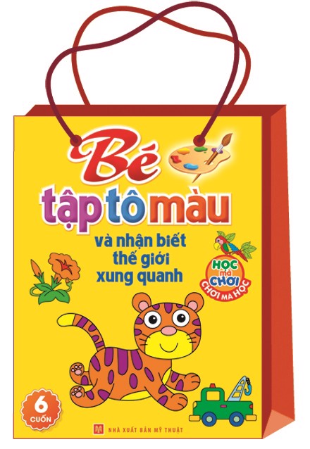 bộ bé tập tô màu và nhận biết thế giới xung quanh (bộ 6 cuốn)