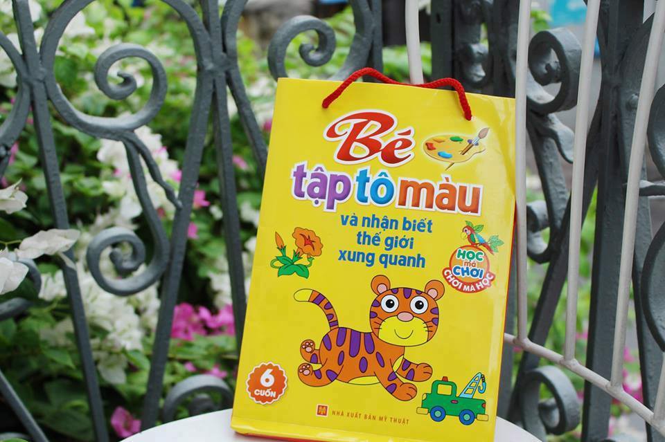 bộ bé tập tô màu và nhận biết thế giới xung quanh (bộ 6 cuốn)
