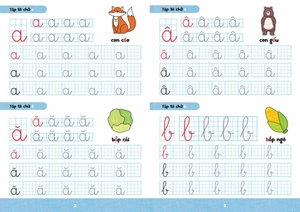 bộ bé tập tô phát triển tư duy - tập tô - tập viết - tập 1