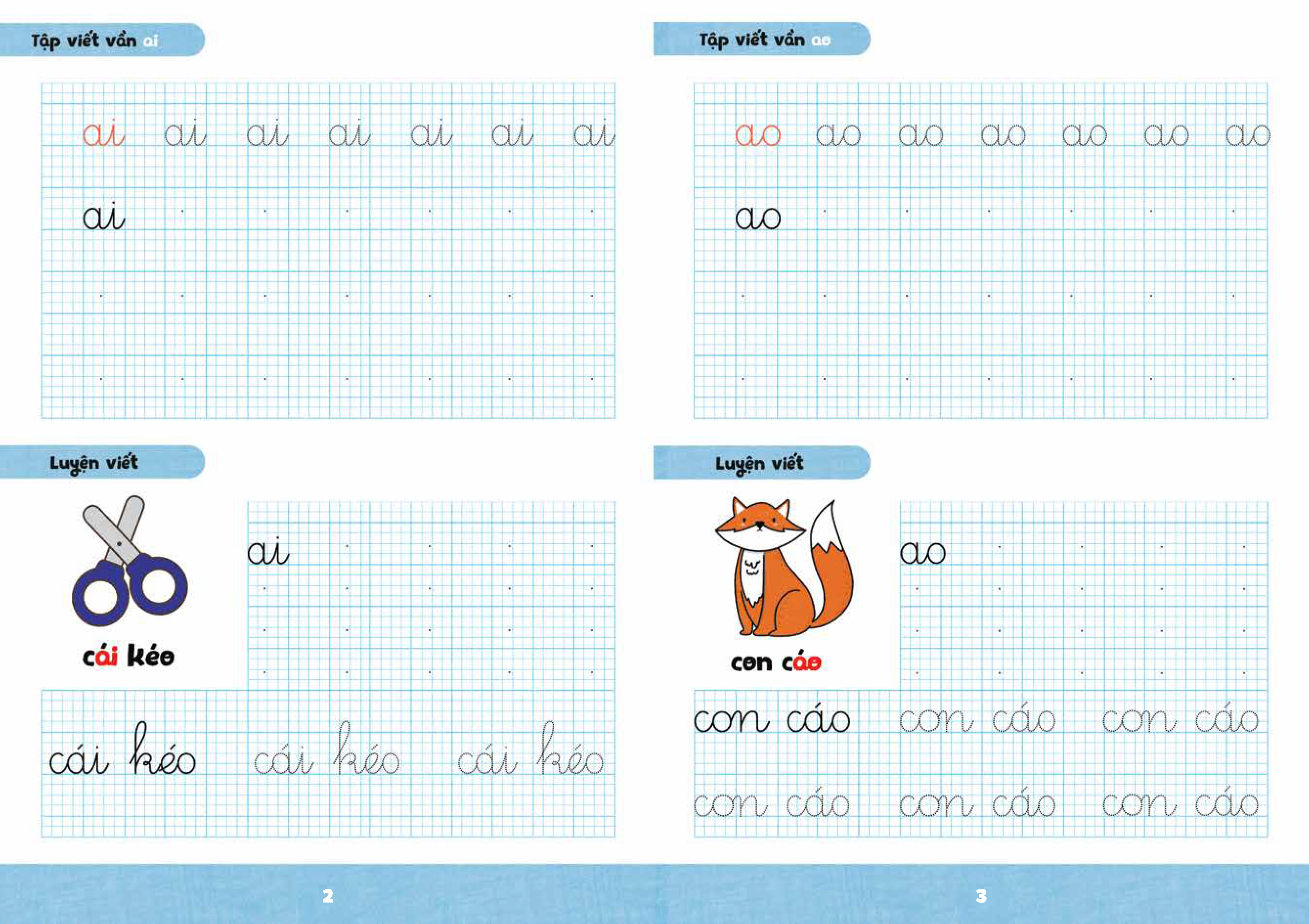 bộ bé tập tô phát triển tư duy - tập tô - tập viết - tập 2