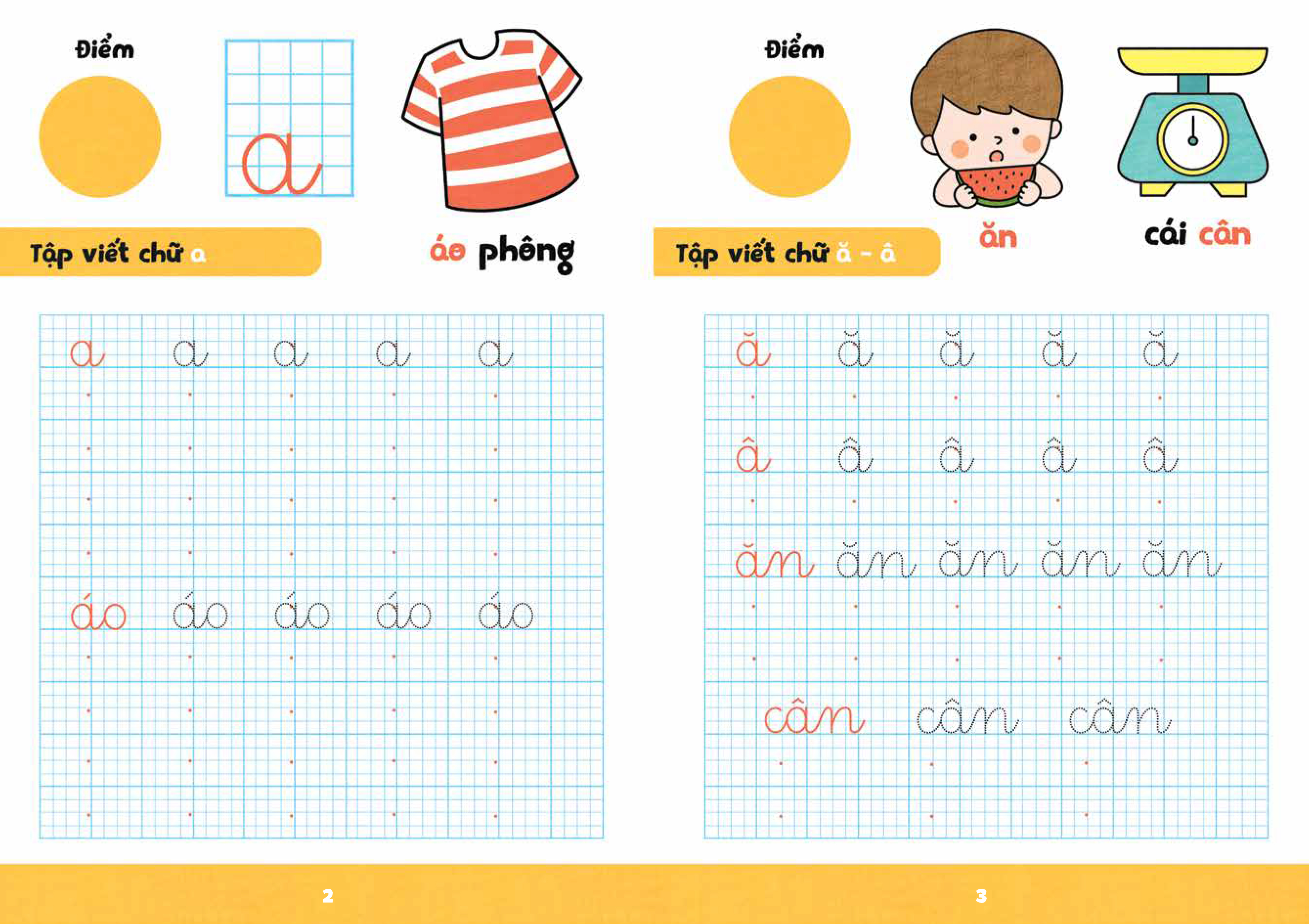 bộ bé tập tô phát triển tư duy - tập tô - tập viết - tập 3