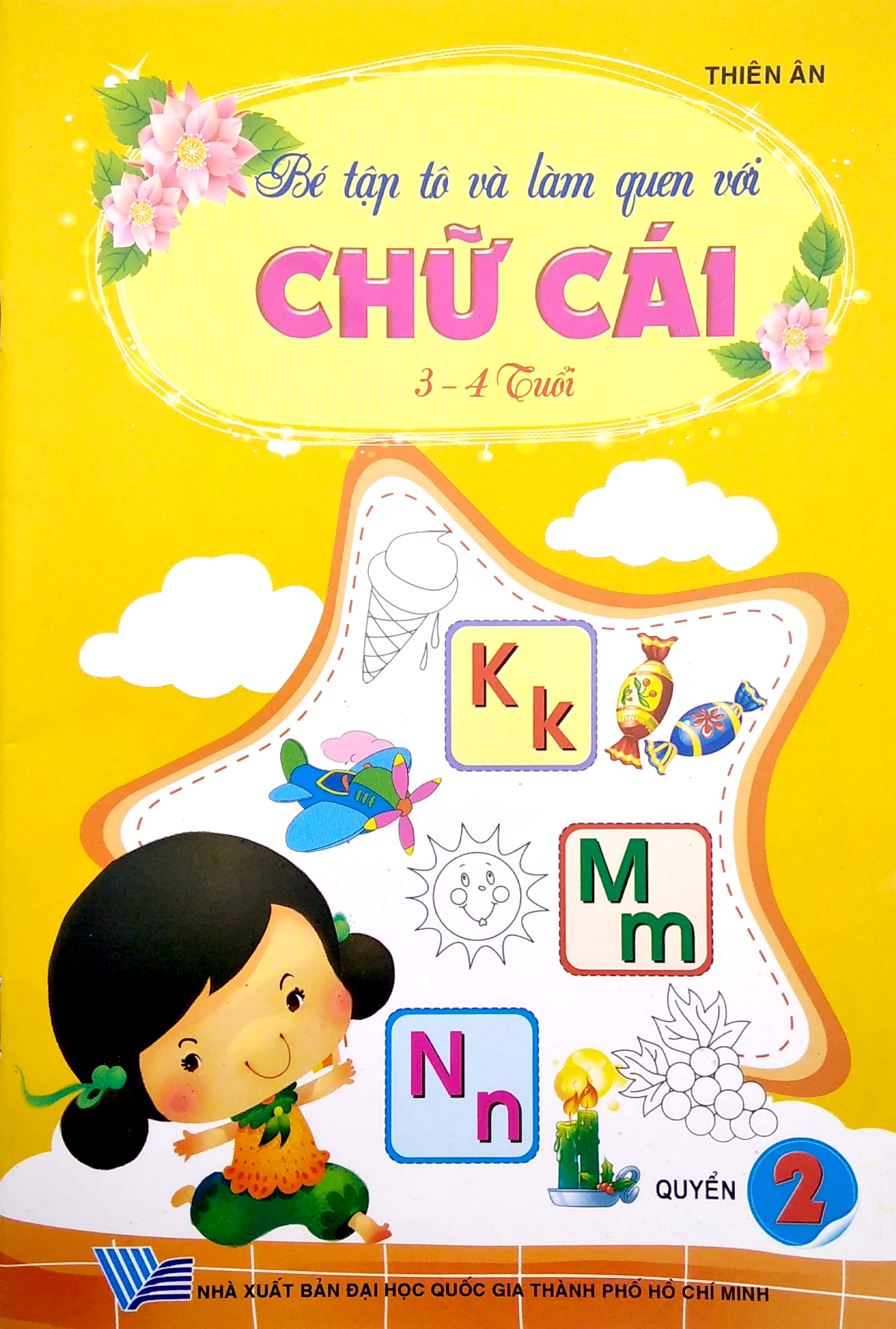bộ bé tập tô và làm quen với chữ cái - quyển 2 (3-4 tuổi)